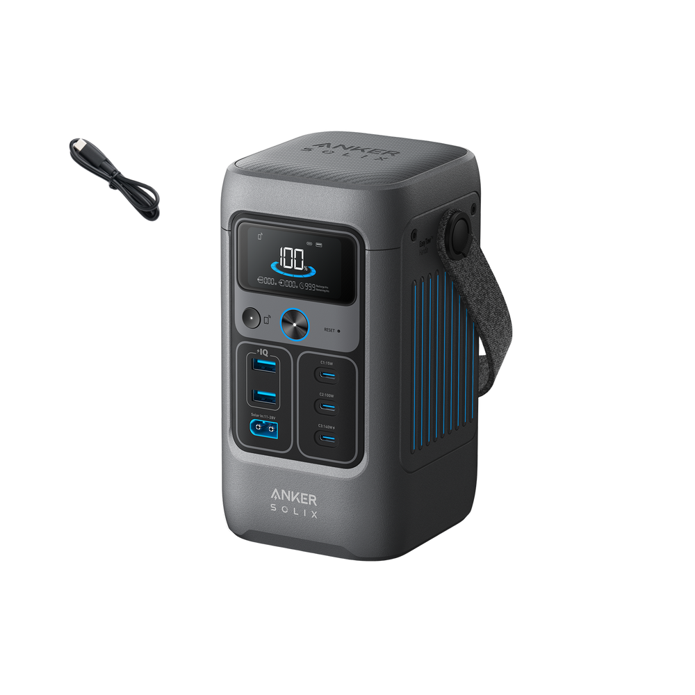 Anker SOLIX C200 DC Portable Power Station - 192Wh | 200W