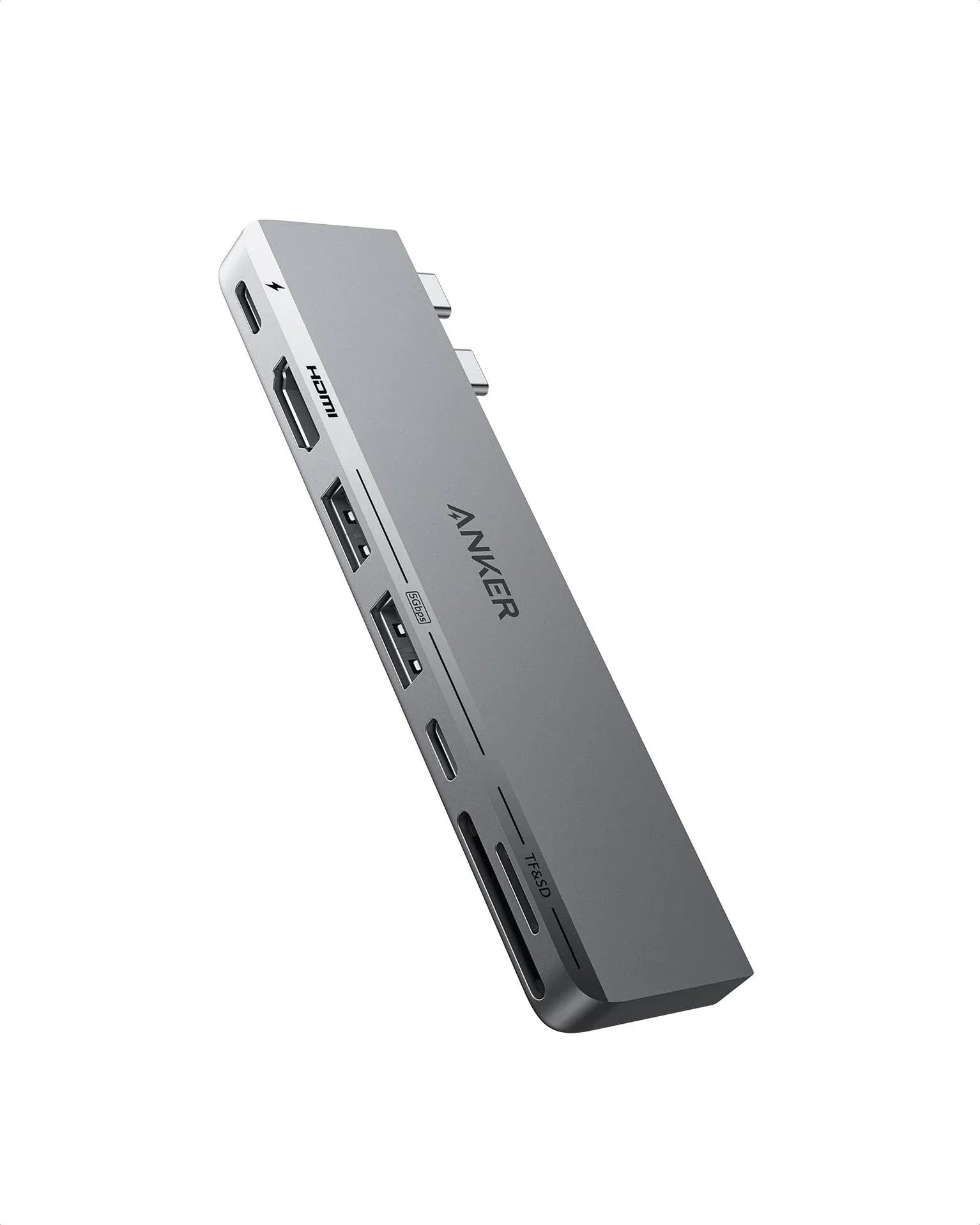 Anker 547 USB-C Hub (7-in-2, for MacBook) - Silver