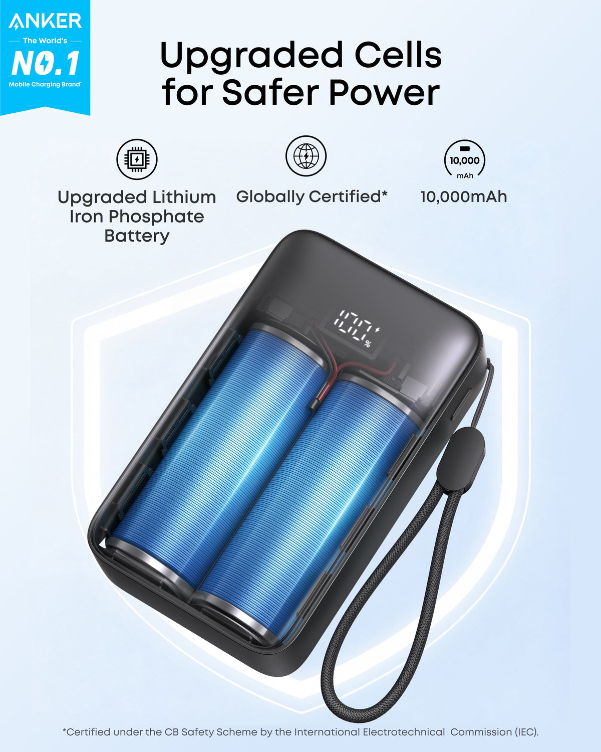 Anker Zolo Power Bank (10K, 30W)-Black