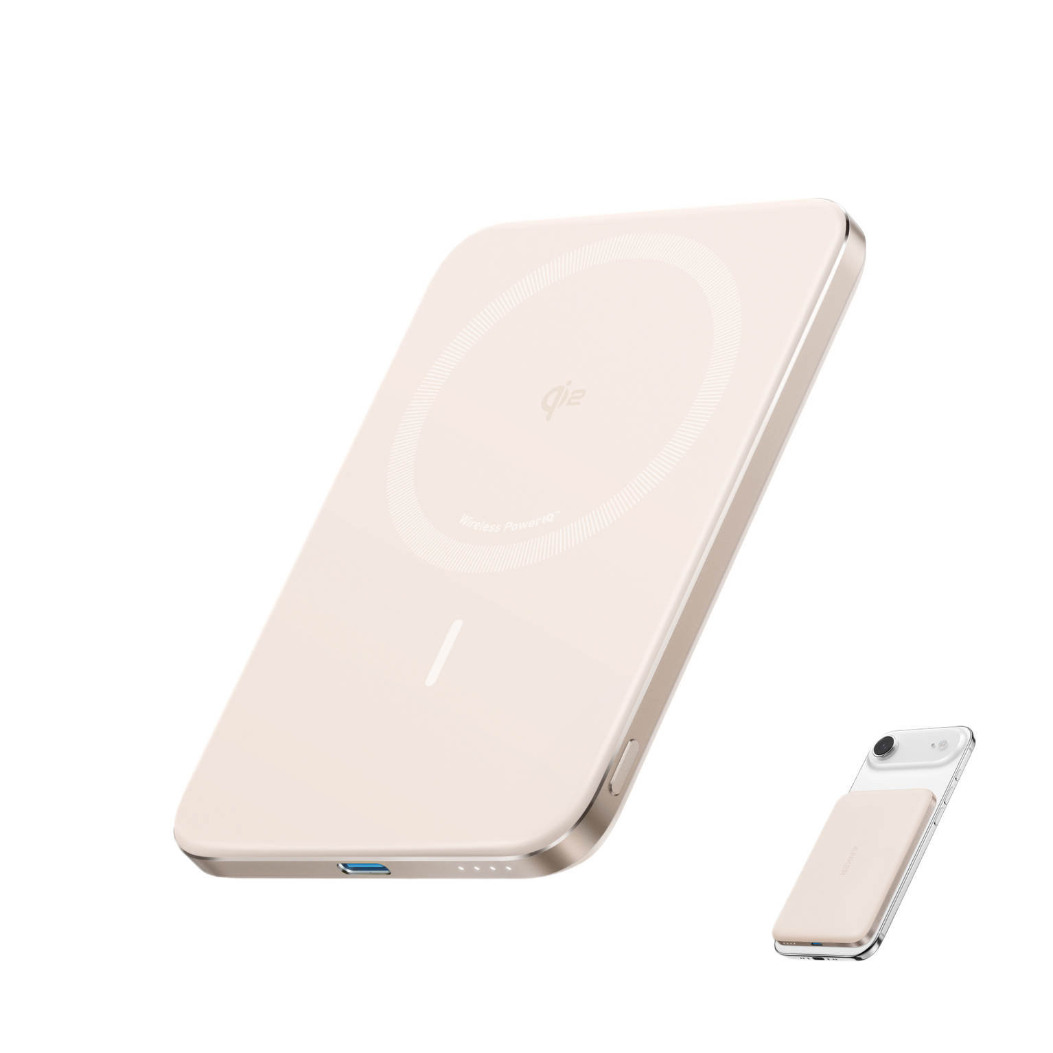 Anker Nano 5K MagGo Slim - Pink