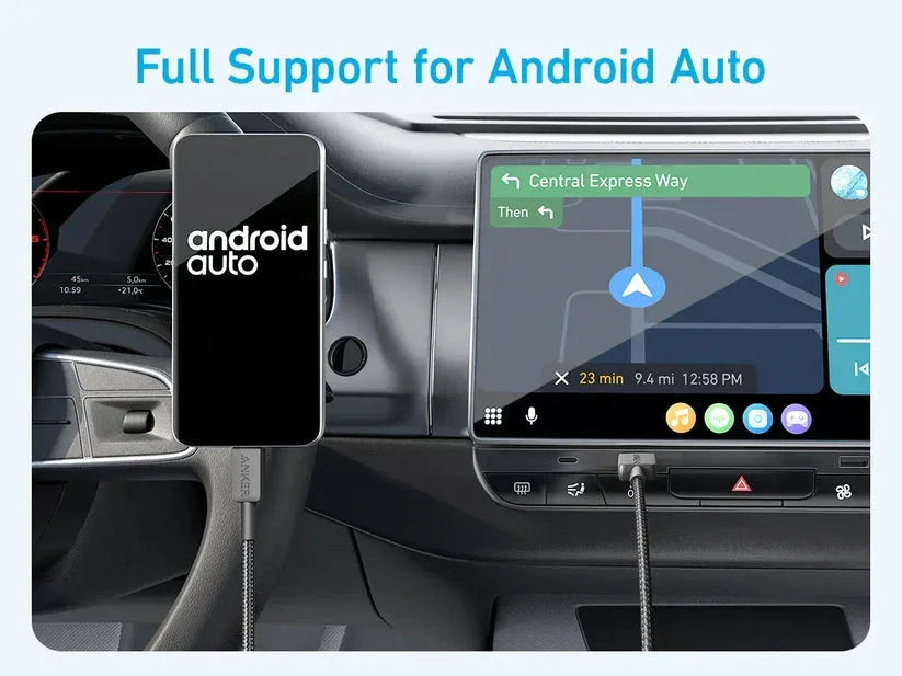 Anker 322 USB-A to USB-C Cable Braided (1.8m/6ft) -White