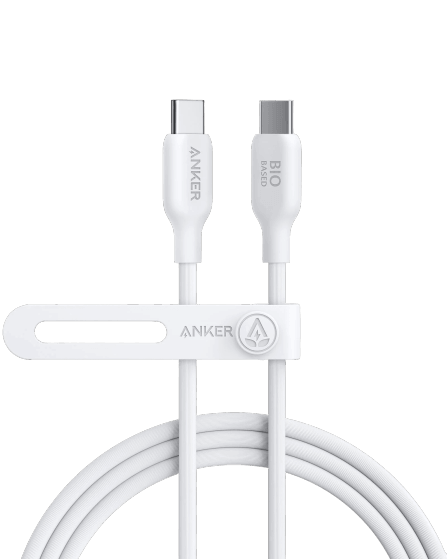 Anker 544 Usb C To Usb C Cable 140w Bio Based White