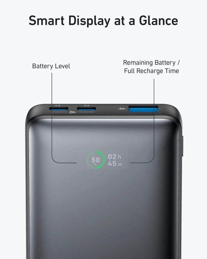 Anker 533 Power Bank (PowerCore 25W) 10000 PD -Black - Anker Kuwait