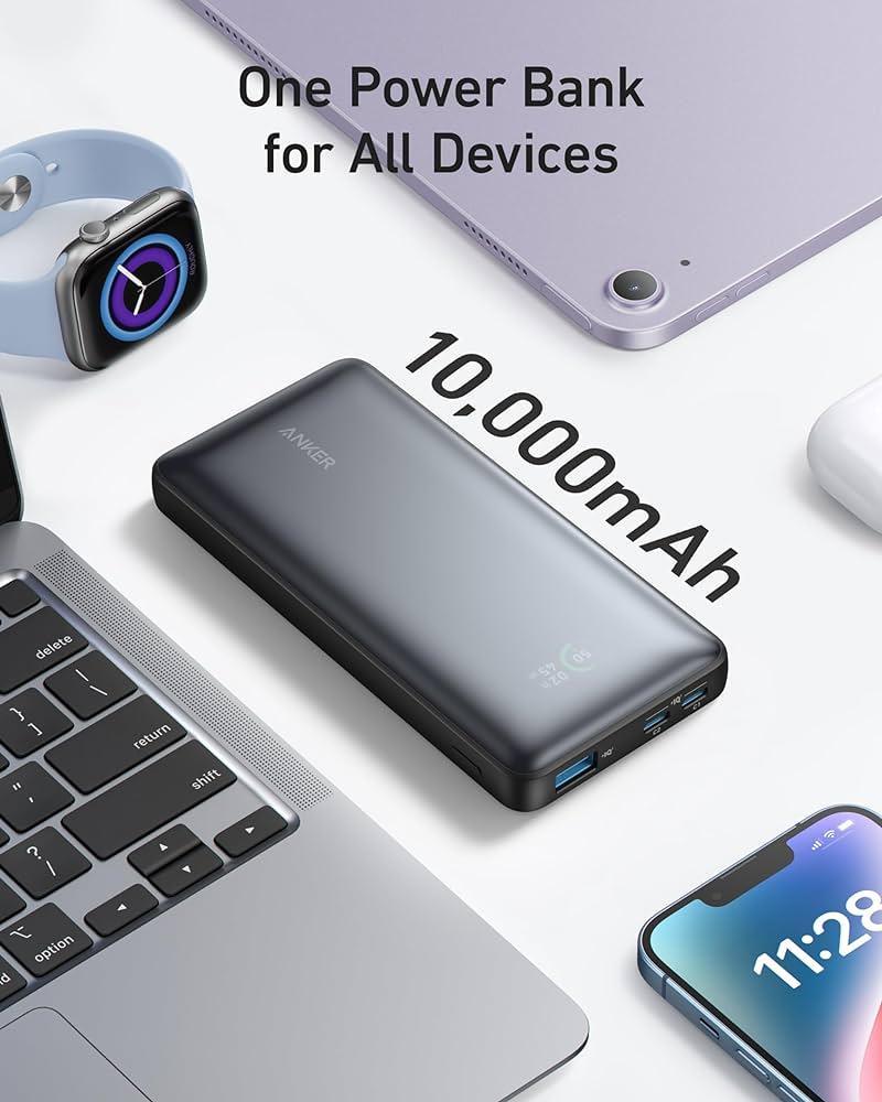 Anker 533 Power Bank (PowerCore 25W) 10000 PD -Black - Anker Kuwait