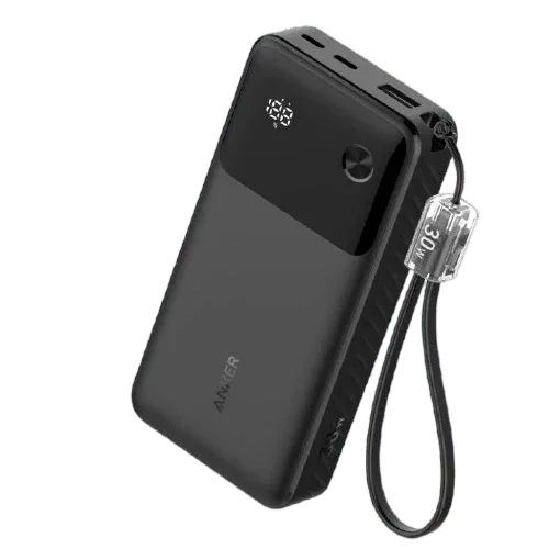 Anker Power Bank (20K, 30W) -Black - Anker Kuwait