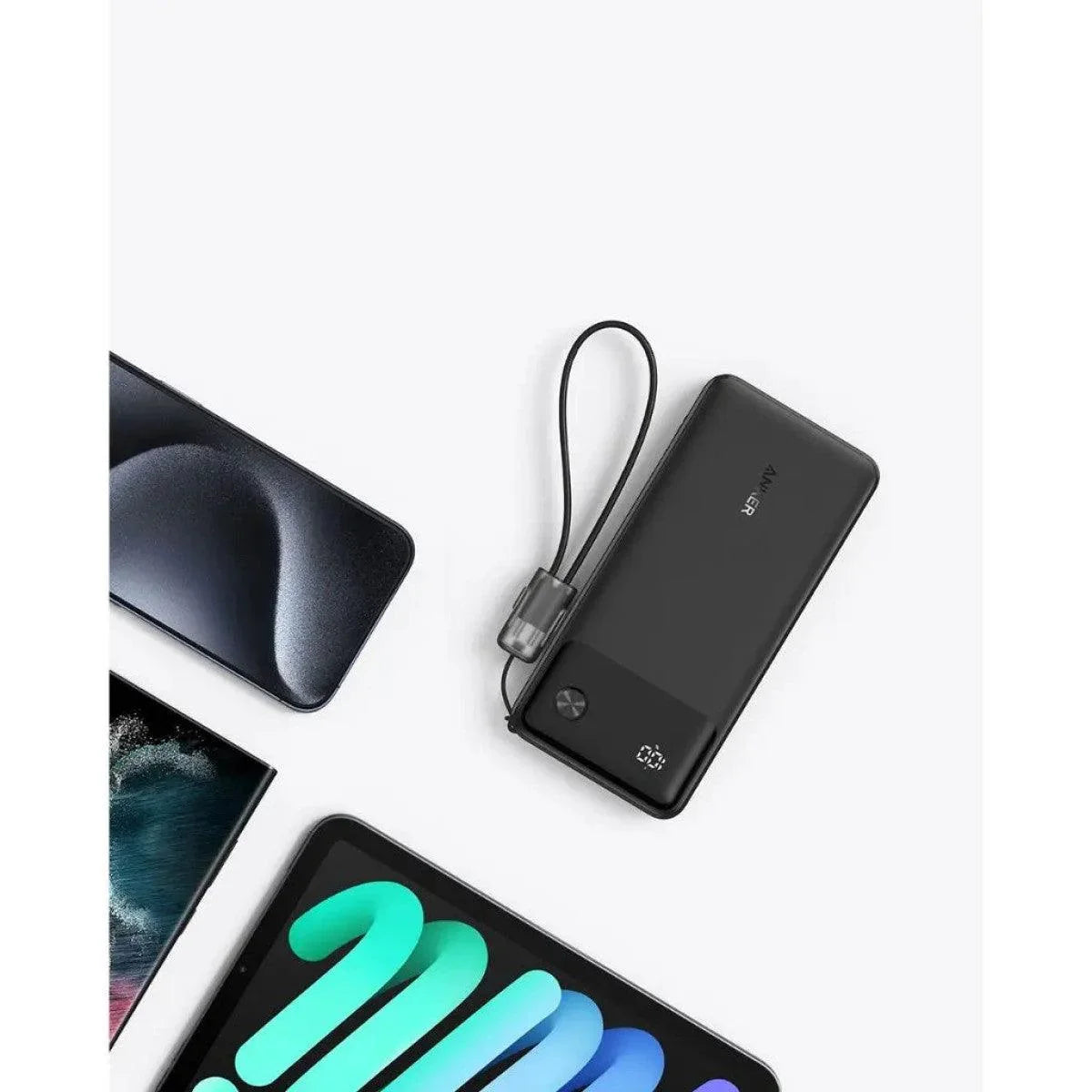 Anker Power Bank (20K, 30W) -Black - Anker Kuwait