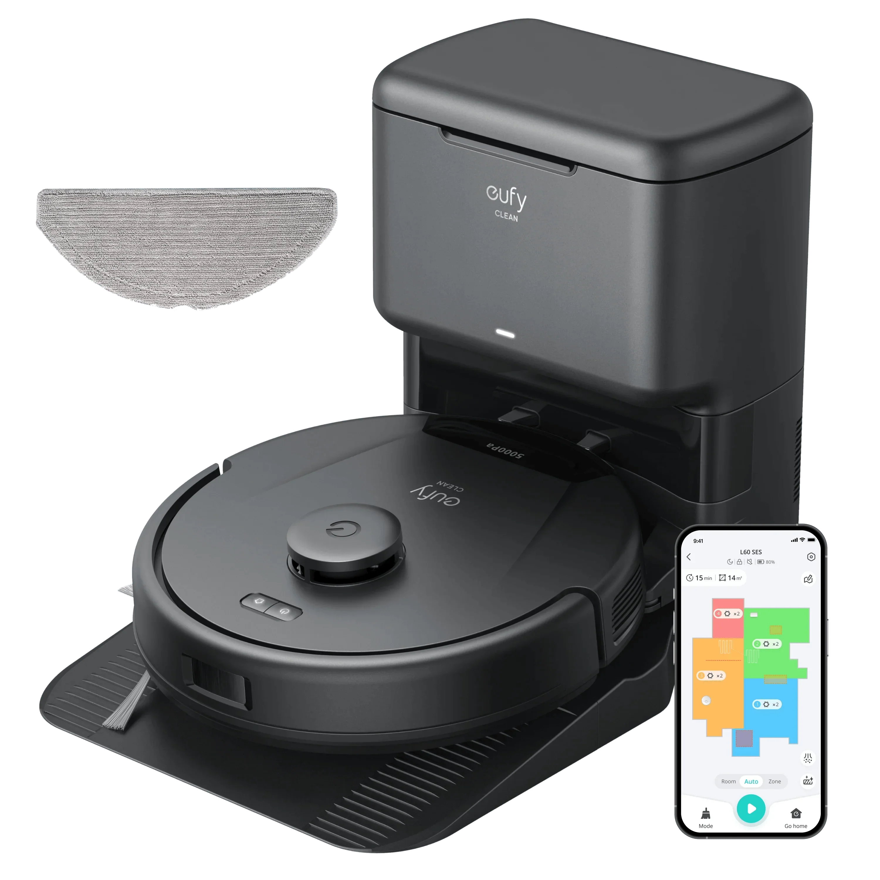 Eufy L60 Hybrid Robot Vacuum with Self Empty Station