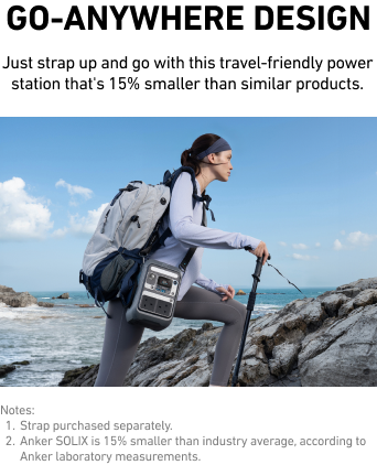 Anker SOLIX C300 Portable Power Station - 288Wh | 300W