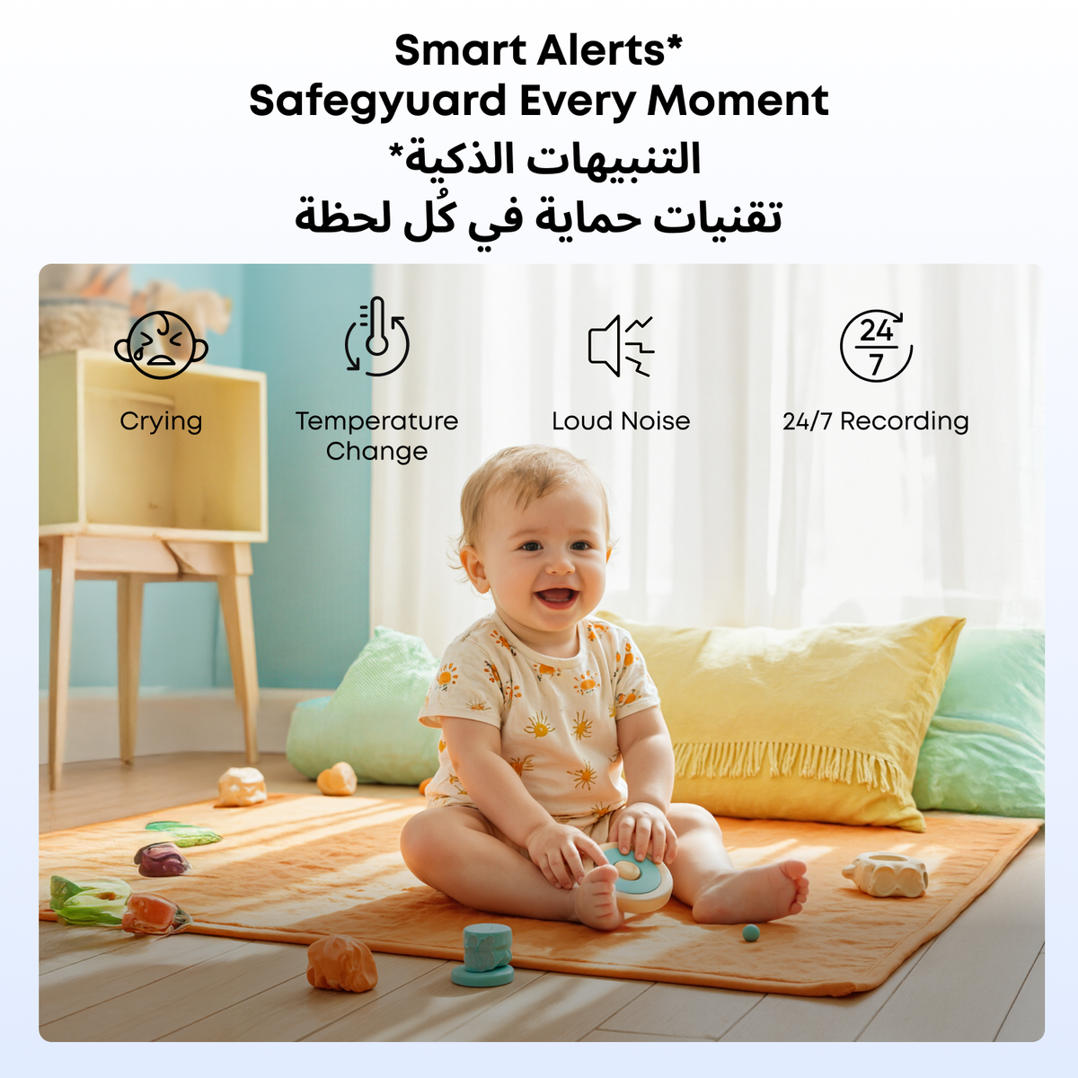 Eufy Baby C10 Monitor 2K Pan-Tilt Camera