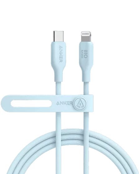 Anker Powerline 542 USB-C to Lightning Cable (Bio-Based) (1.8m/6ft) -Blue - Anker Kuwait