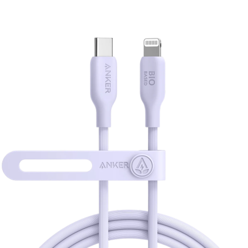 Anker PowerLine 542 USB-C to Lightning Cable (Bio-Based) (0.9m/3ft) -Violet