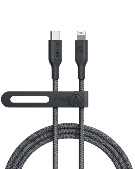 Anker PowerLine 542 USB-C to Lightning (Bio-Nylon) (1.8m/6ft) -Black