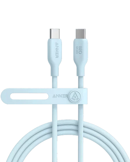 Anker Powerline 544 USB-C to USB-C Cable 140W (Bio-Based)-Blue - Anker Kuwait