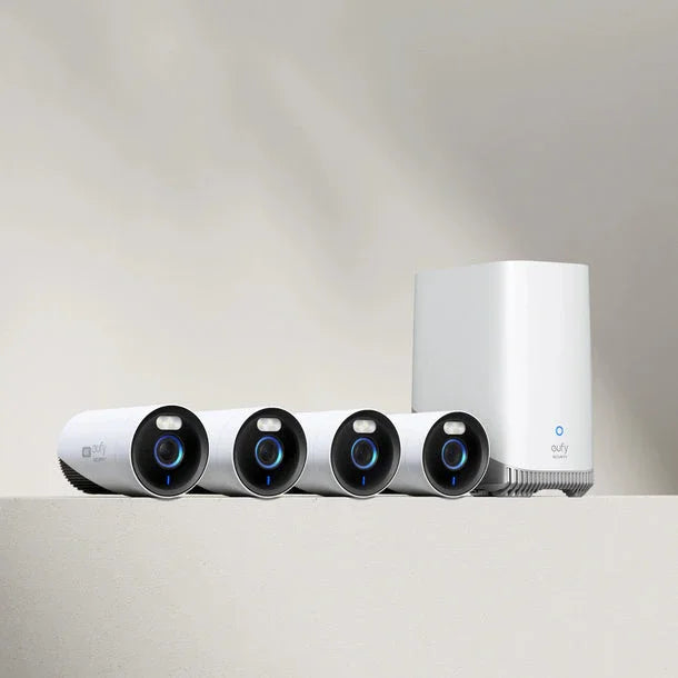 Eufy security cameras with base station, smart home surveillance system