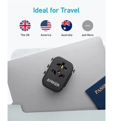 Anker 312 Outlet Extender - Black - Anker Kuwait