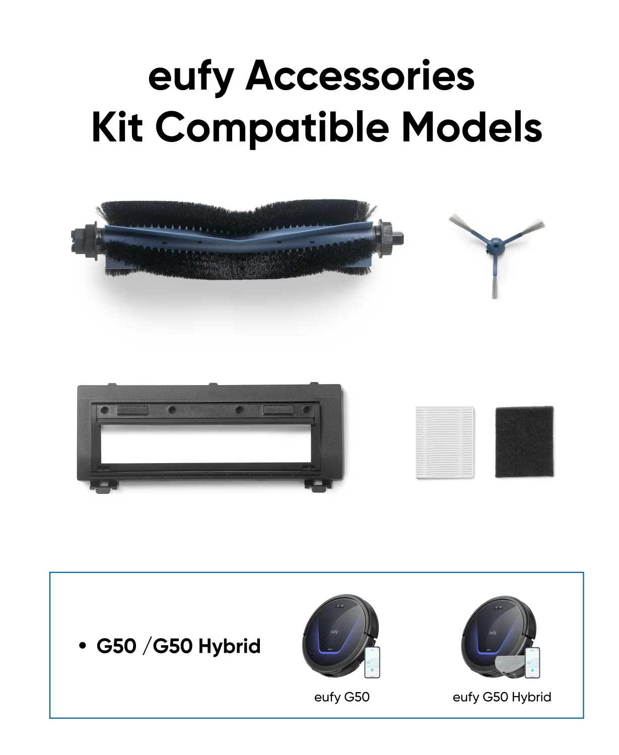 طقم قطع غيار بديلة لـ eufy G50 / G50 Hybrid