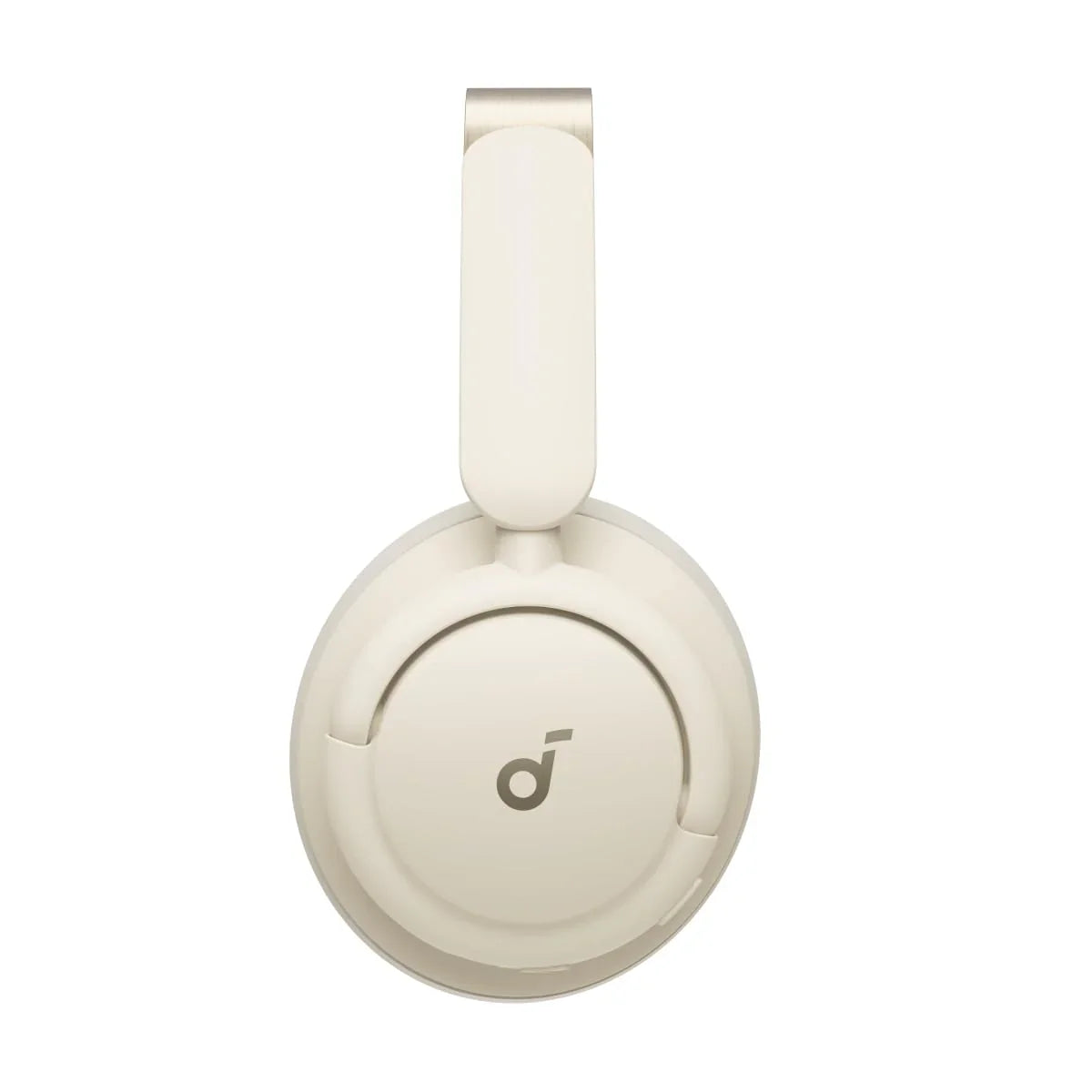 Cream over-ear headphones with sleek design, Anker Kuwait