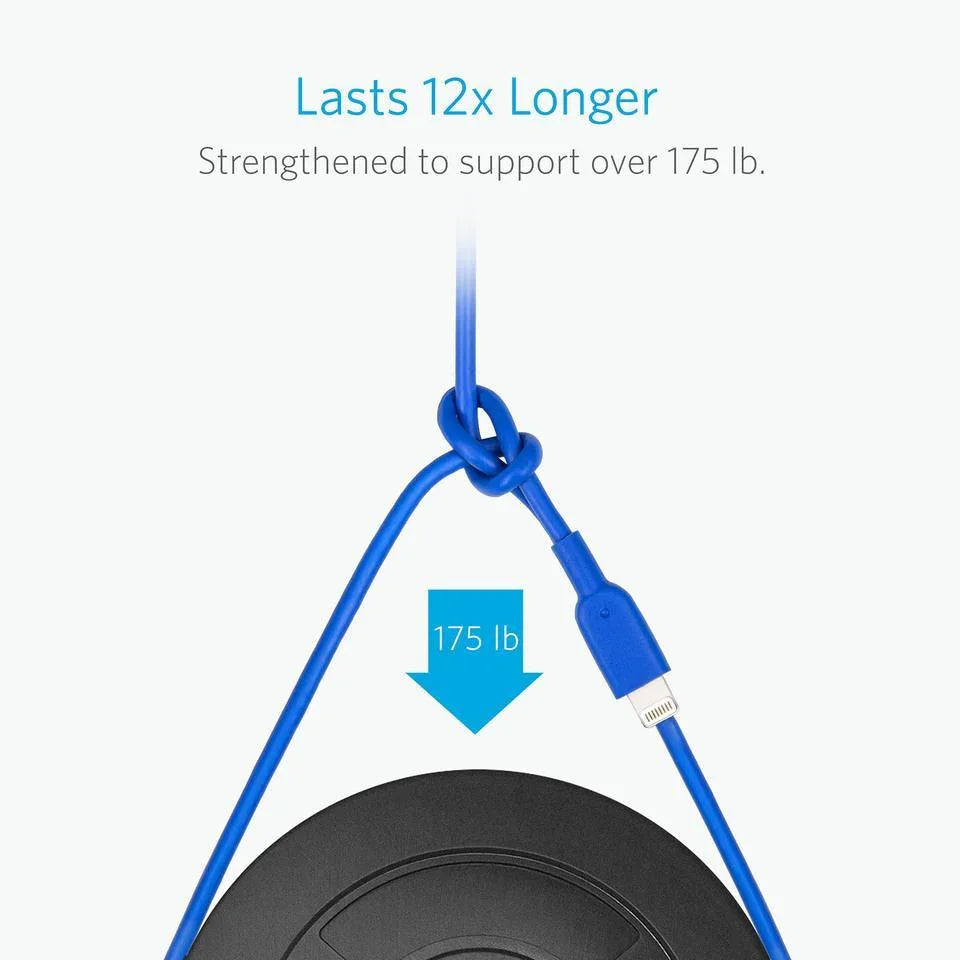 Anker PowerLine II Lightning (180cm/6ft) C89 - Anker Kuwait