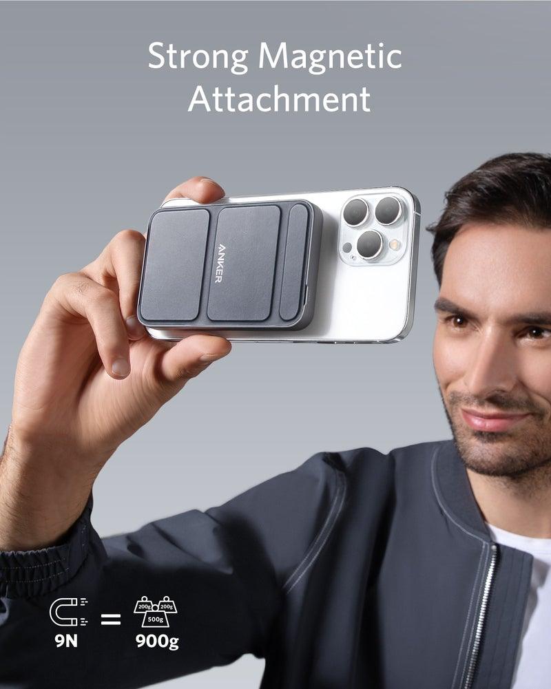 Anker PowerCore Magnetic 5K With Bracket -Black - Anker Kuwait