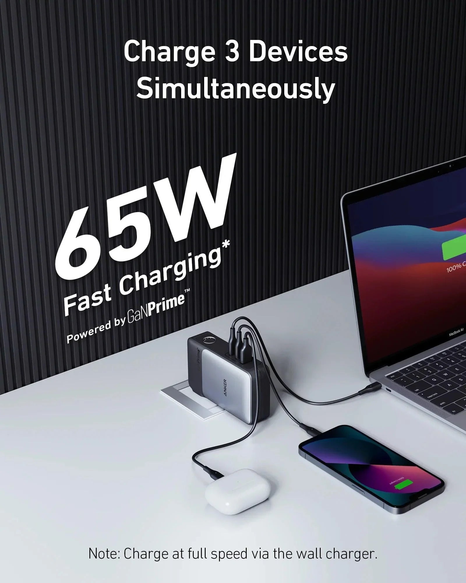 Anker 733 Power Bank 10000 GaNPrime 65W (2-in-1) -Black - Anker Kuwait