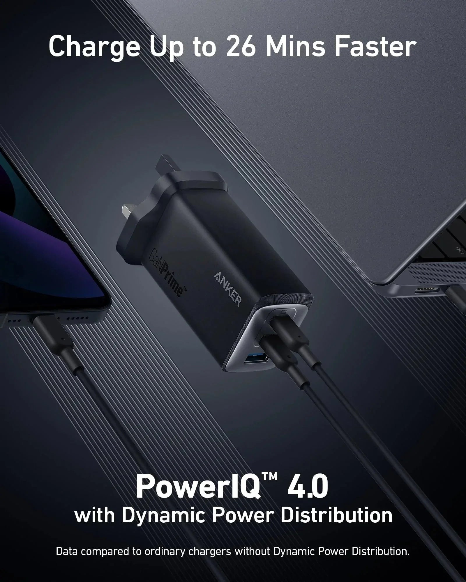 Anker 737 Charger (GaNPrime 120W) -Black - Anker Kuwait