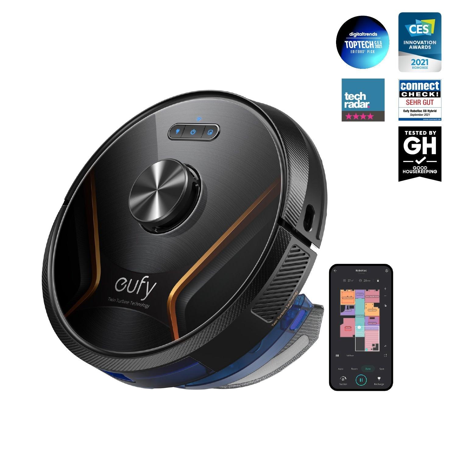 Eufy RoboVac X8 Hybrid -Black