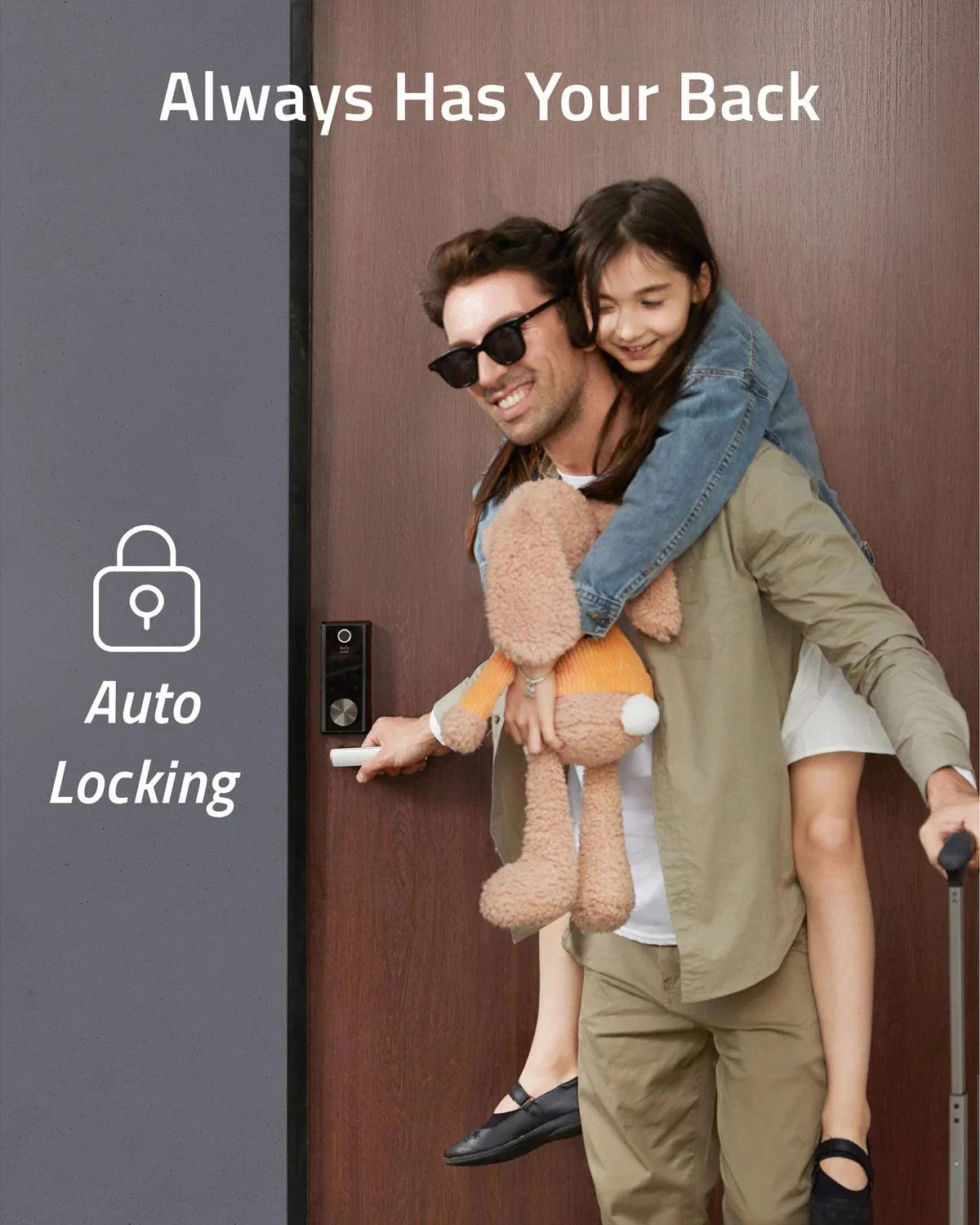 Eufy Smart Lock FingerPrint & Wi-Fi -Black - Anker Kuwait