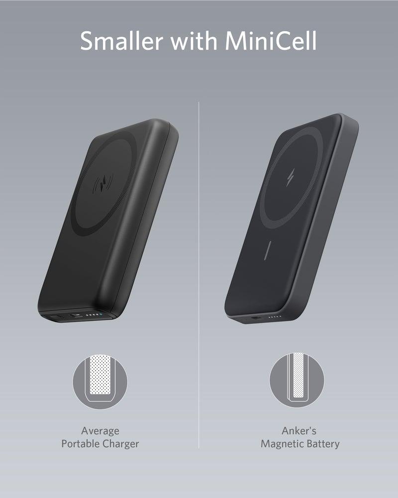 Anker PowerCore Magnetic 5K With Bracket -Black - Anker Kuwait