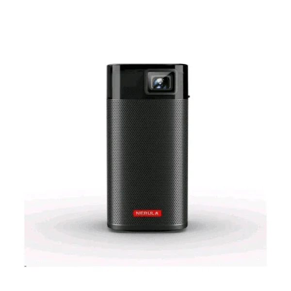 Nebula portable projector by Anker Kuwait, compact black design with lens and speaker grille