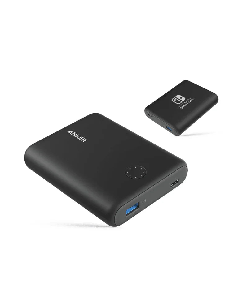 Anker power bank with Nintendo Switch logo, portable charger for gaming, Anker Kuwait
