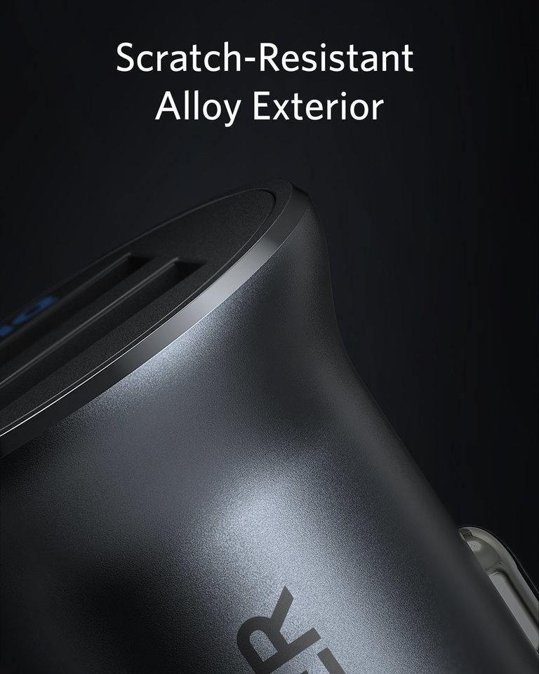 Scratch-resistant alloy exterior car charger, Anker Kuwait