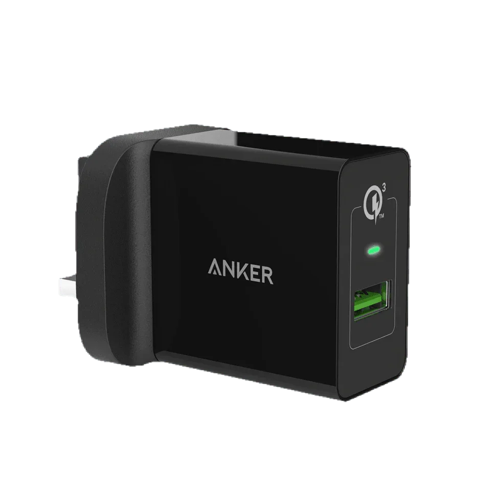 Anker PowerPort+ 1 with QC3.0 and IQ -Black - Anker Kuwait