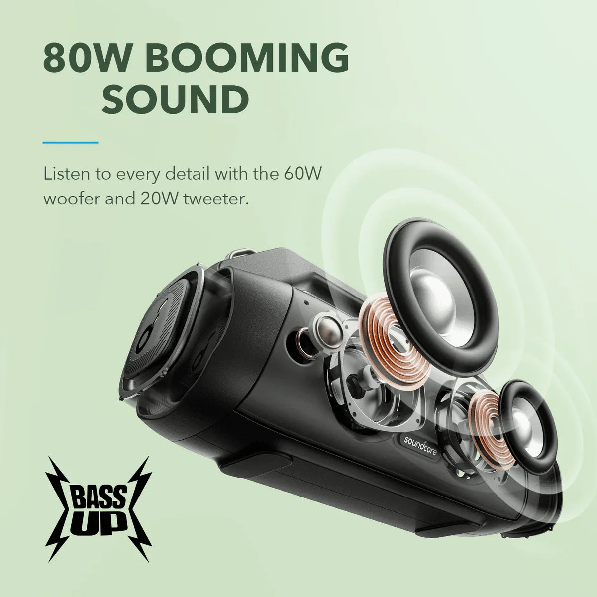 Soundcore Motion Boom Plus -Black - Anker Kuwait