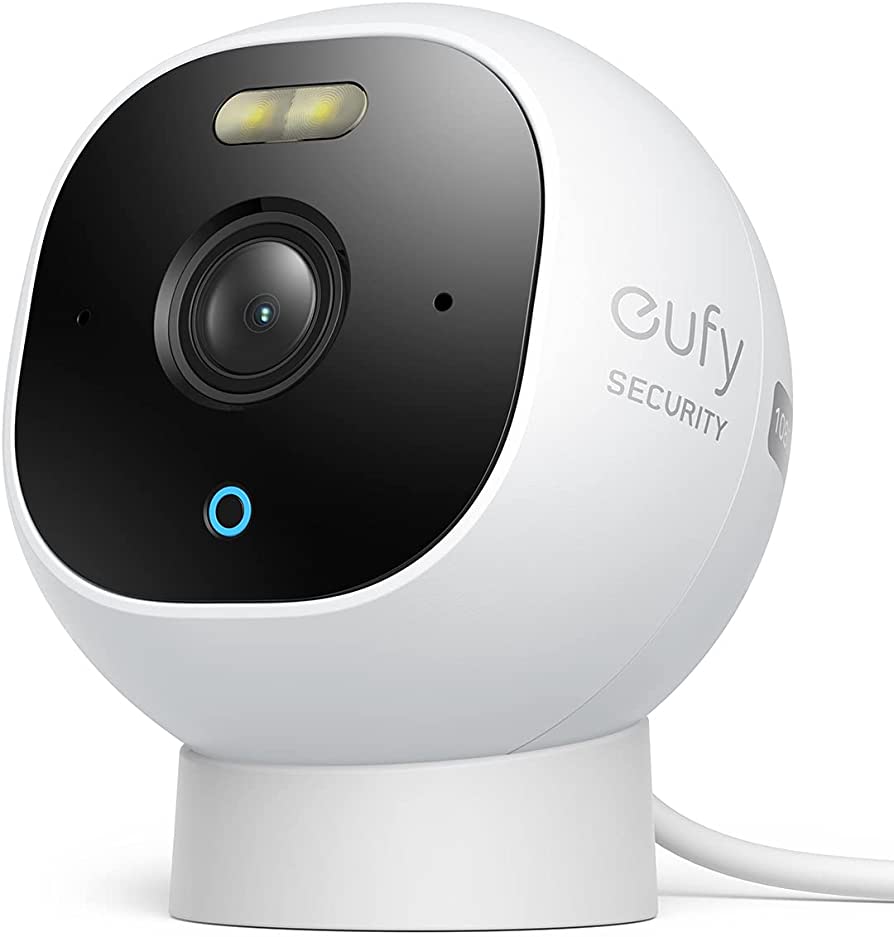 Eufy Spotlight Outdoor Cam Pro Wired 2K Wi-Fi - White