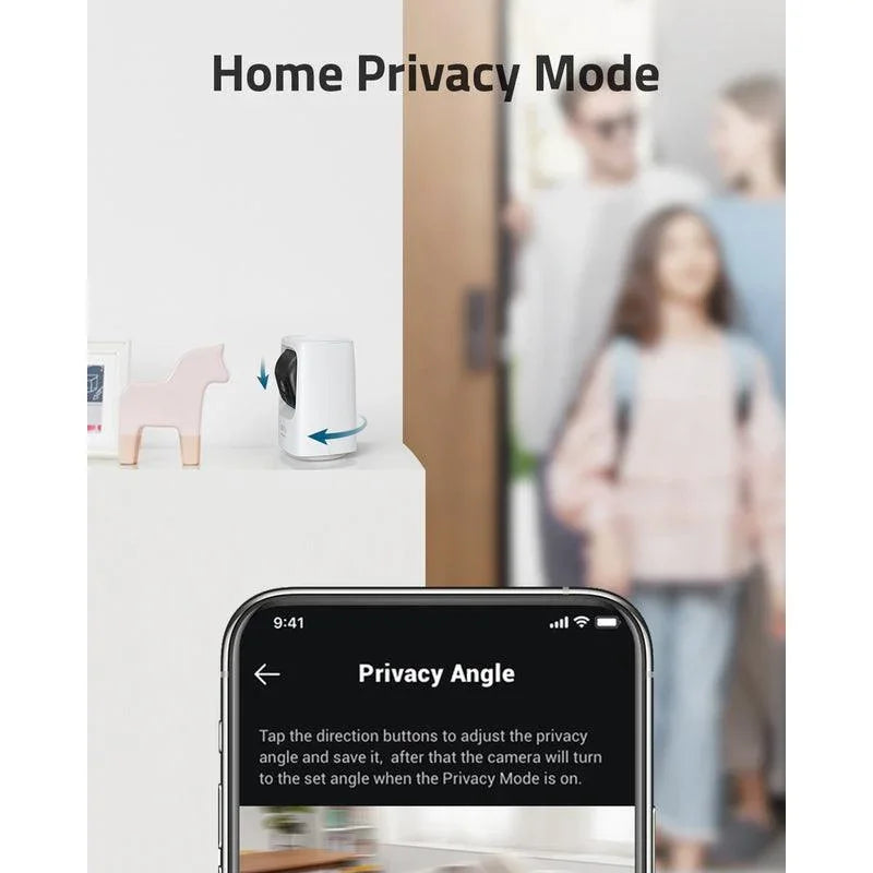 Eufy Indoor Cam 2K Pan & Tilt -White - Anker Kuwait