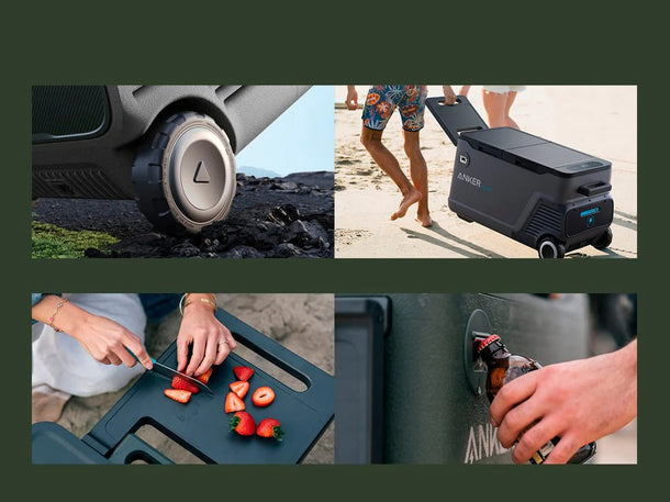 Anker EverFrost Powered Cooler 50 - Black+Green