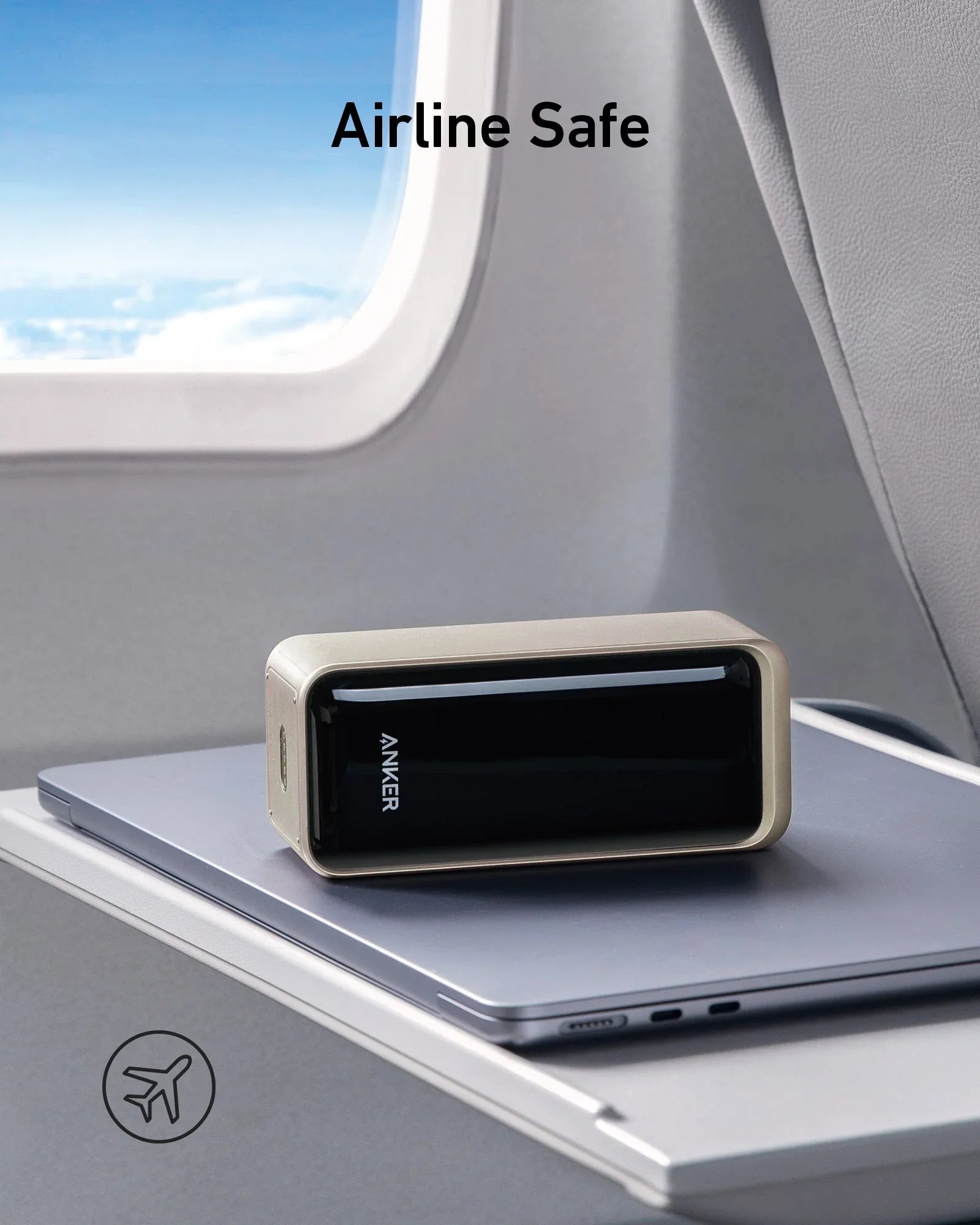 Anker Prime 3 ports Power Bank, 20,000mAh, 200W - Golden