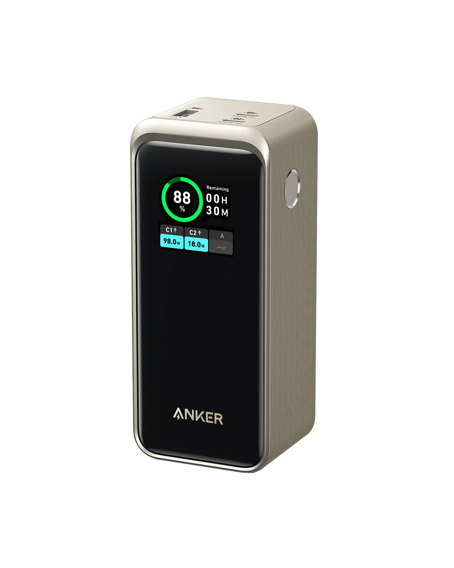 Anker Prime 3 ports Power Bank, 20,000mAh, 200W - Golden
