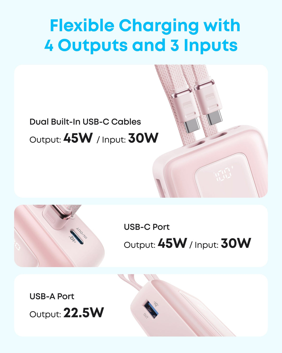 Anker Zolo Power Bank (20K, 45W) - Black