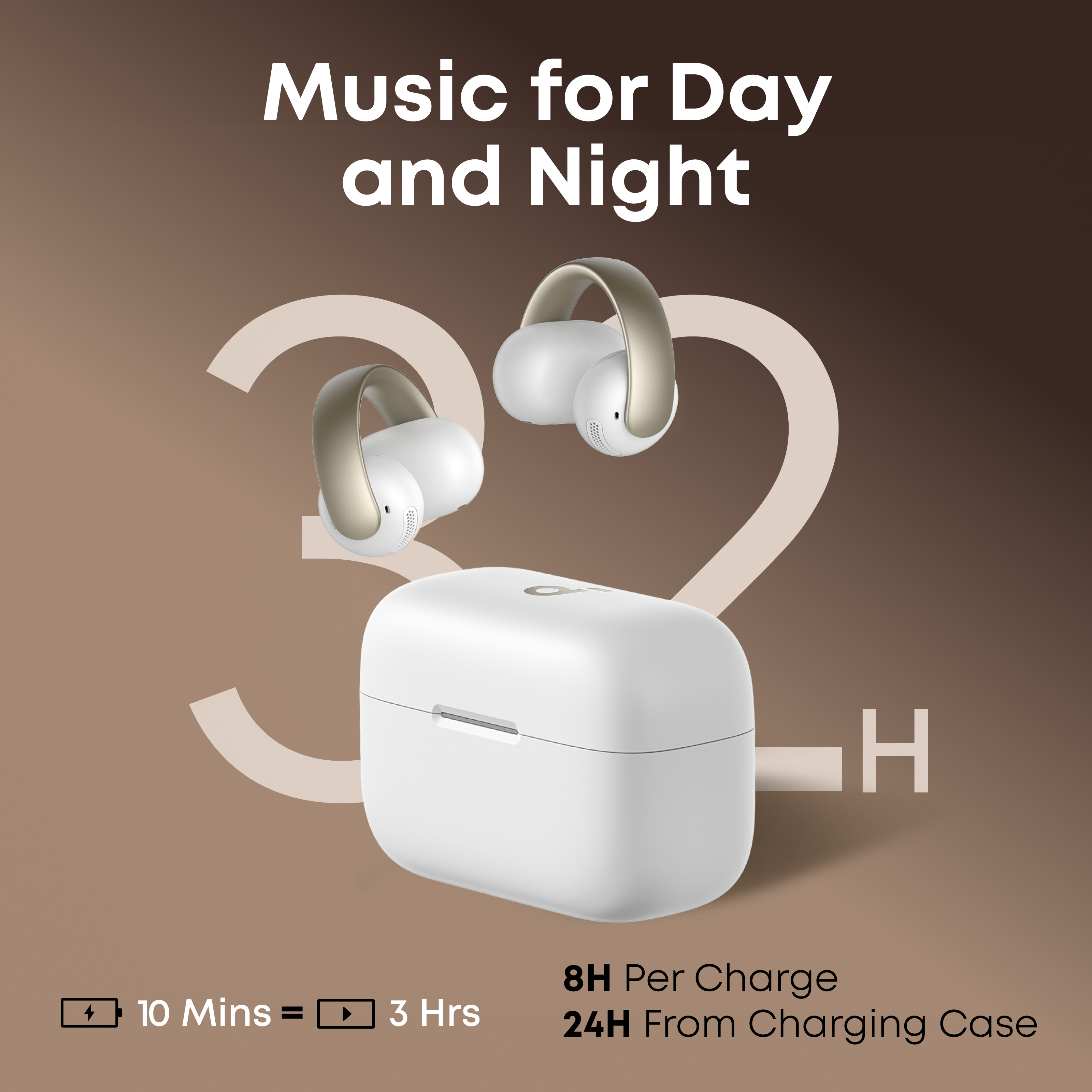 soundcore AeroClip - White