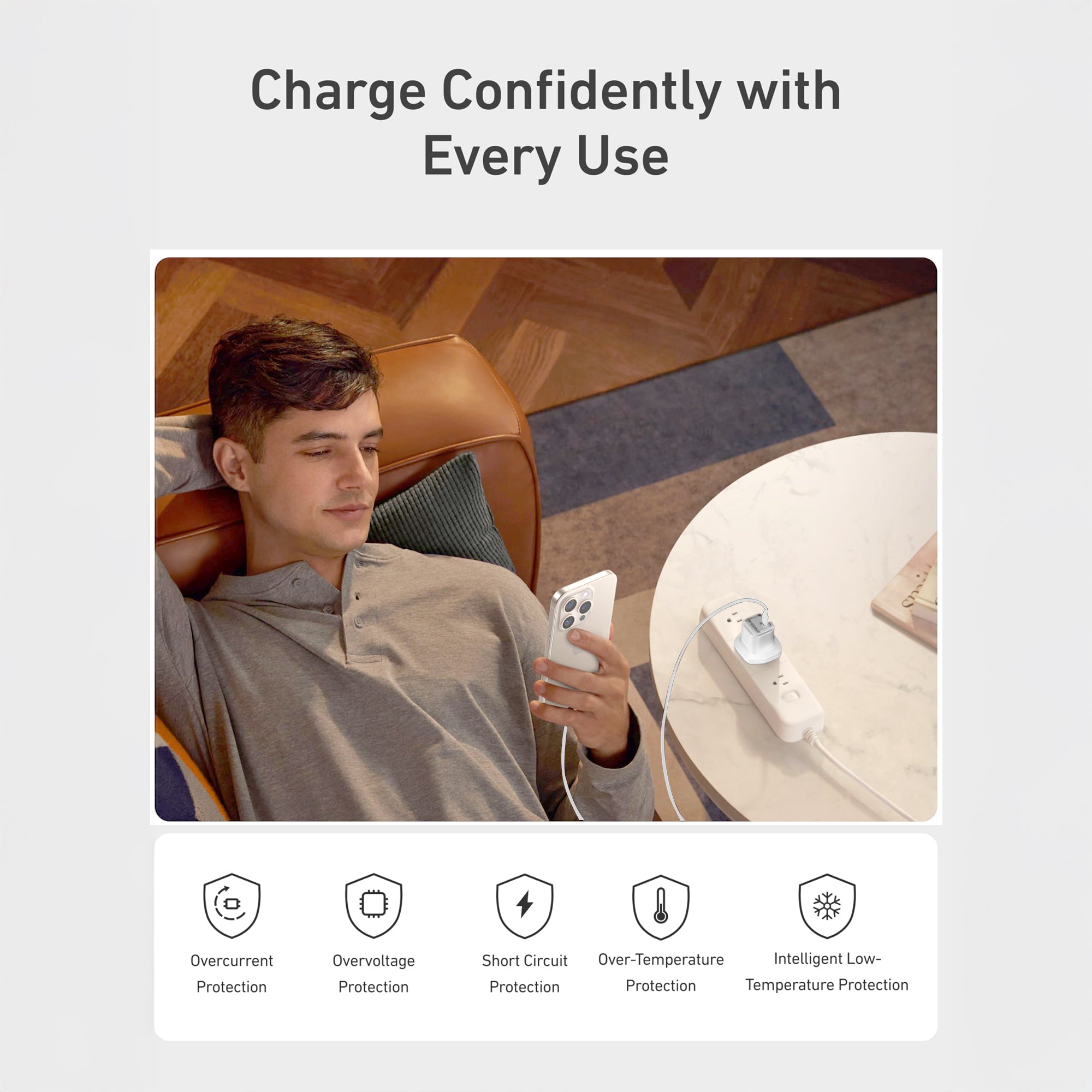 Anker Zolo Charger 20W - White