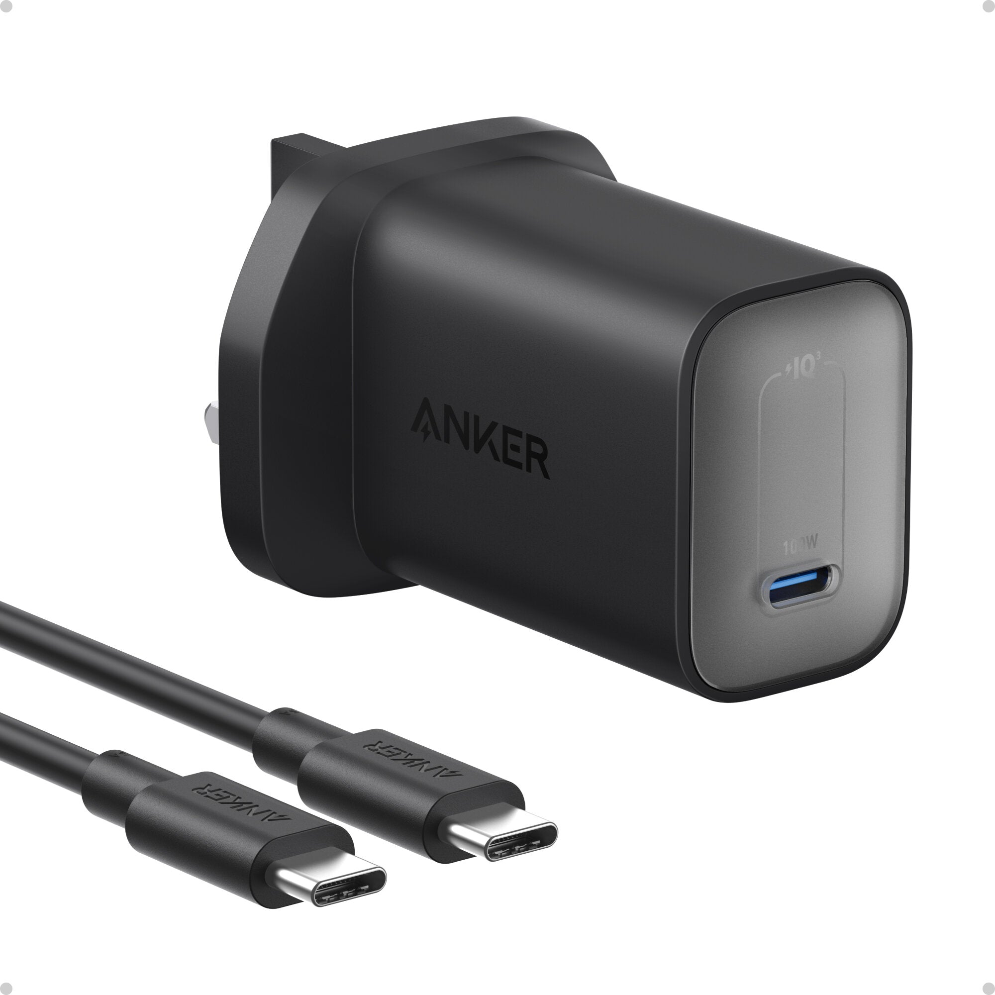 Anker Nano Charger 100W with 1.8m,6ft USB-C Cable