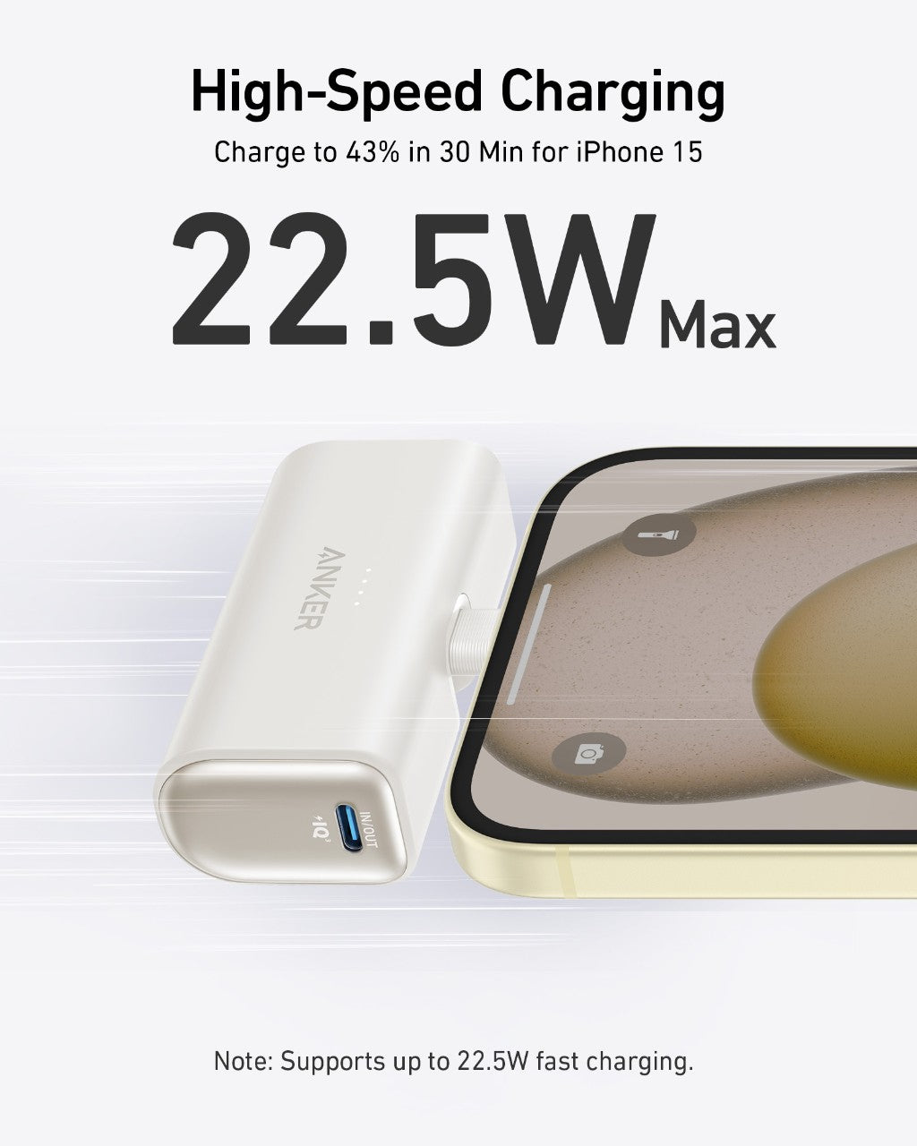 Anker Nano Power Bank 5000mAh -White