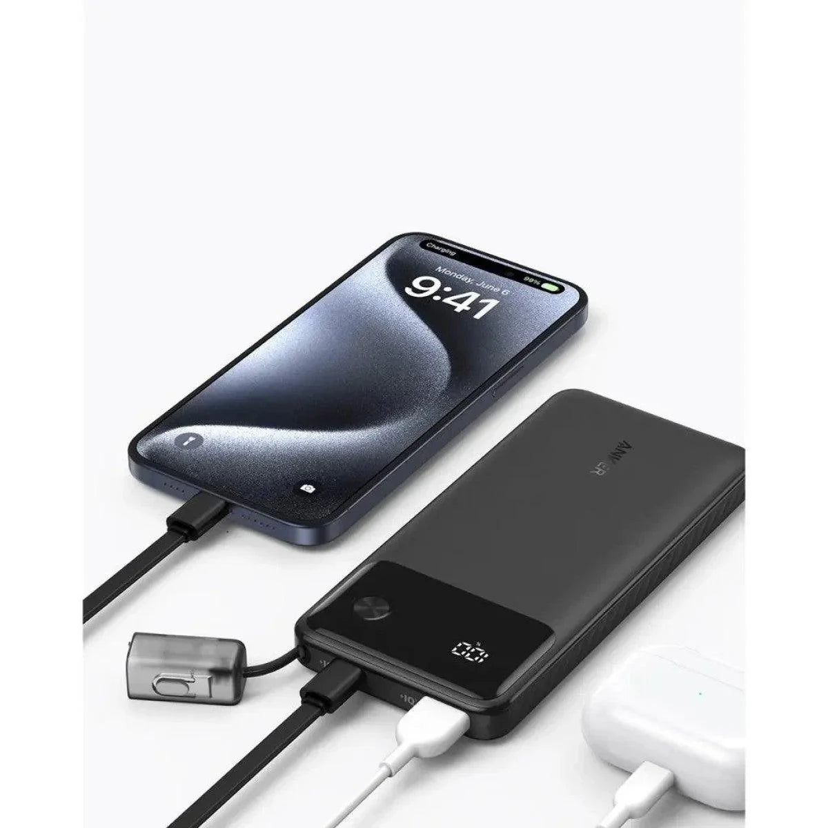 Anker Power Bank (20K, 30W) -Black - Anker Kuwait