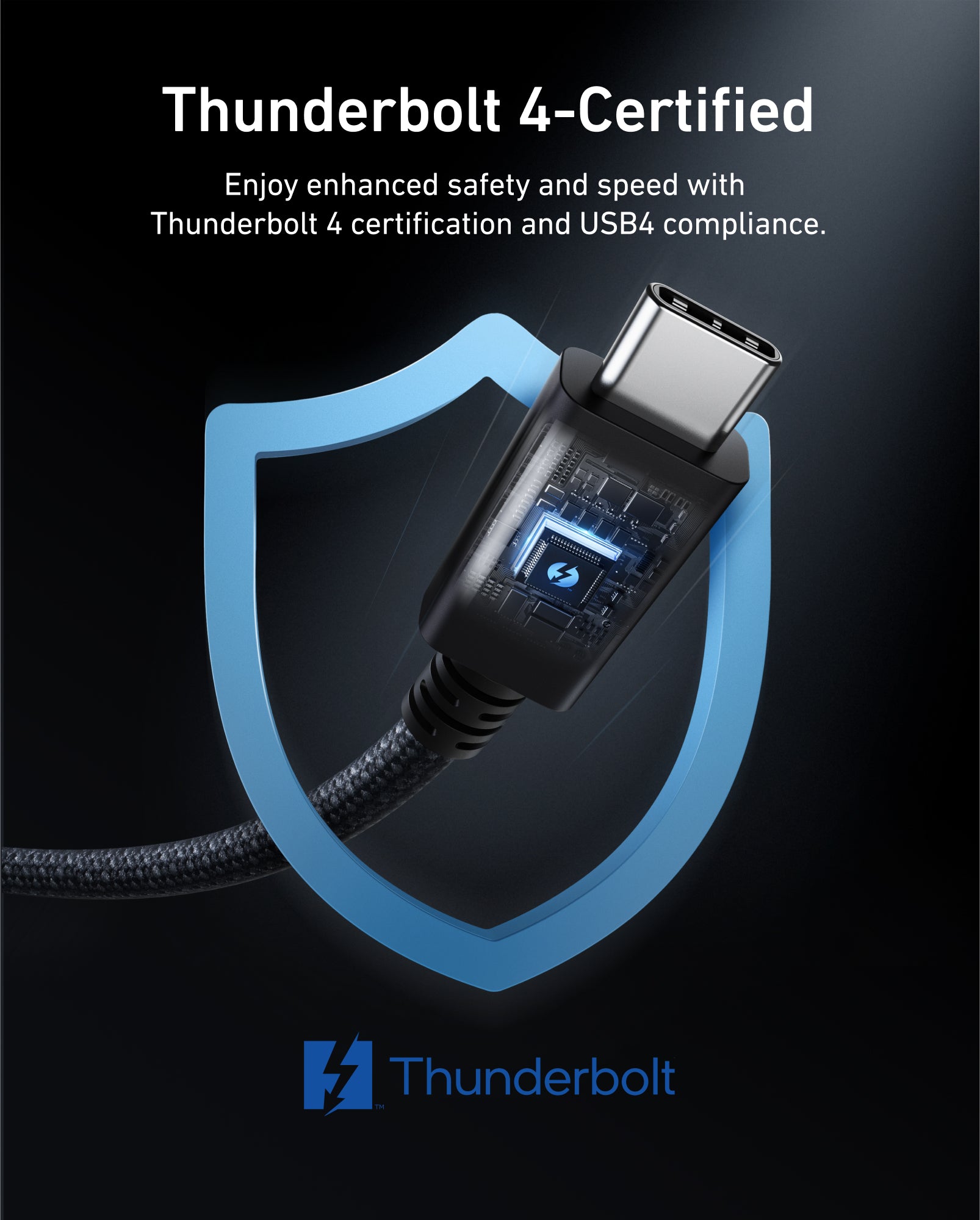 Anker Prime Thunderbolt 4 Cable (1m/3.3ft, 240W)