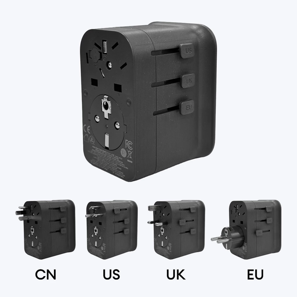 Anker Nano Travel Adapter (4-in-1, 65W) -Black