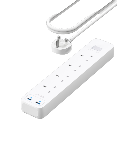 Anker PowerExtend 322 USB Power Strip  4 in 1 -White