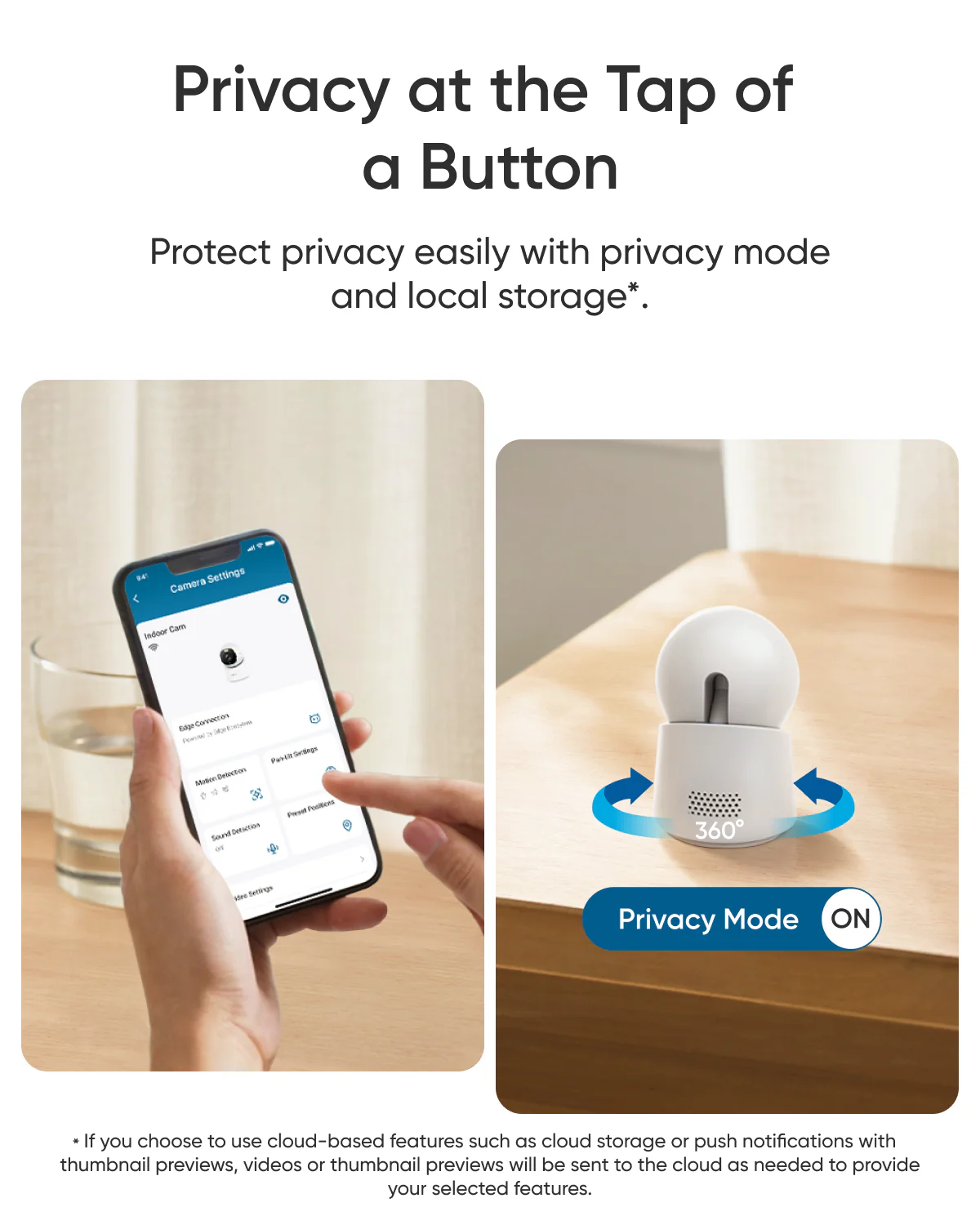 Eufy Indoor Cam E30 4K Pan & Tilt -White