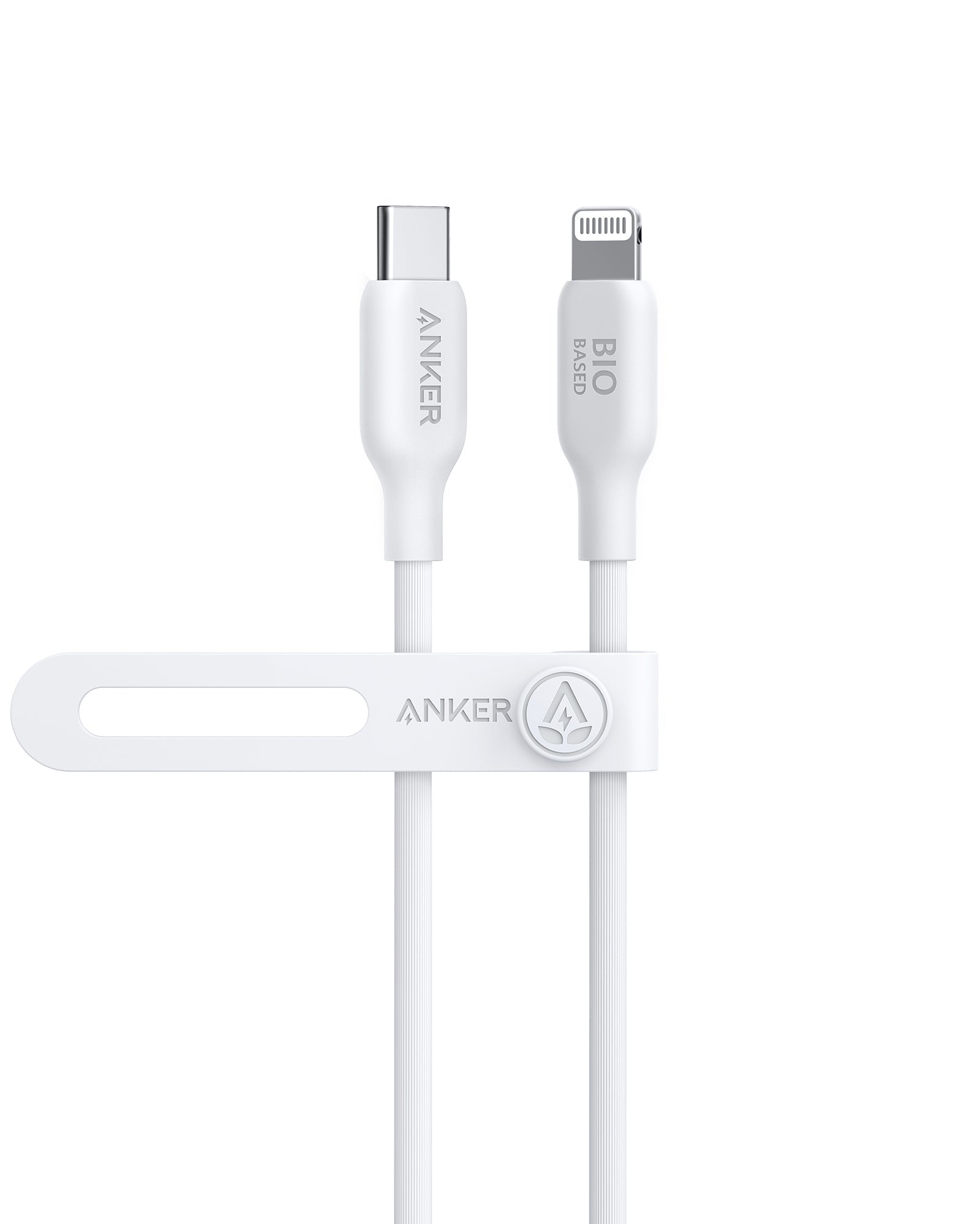 Anker PowerLine 542 USB-C to Lightning (Bio-Based) (0.9m/3ft) -White
