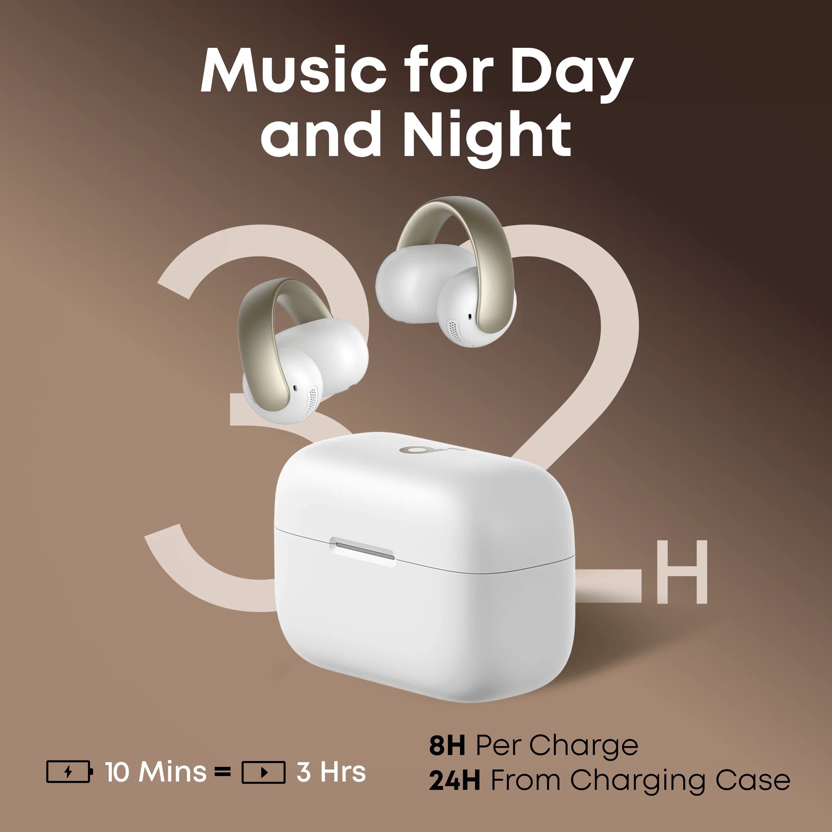 Soundcore AeroClip - White